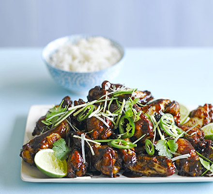 Asian caramel chicken wings