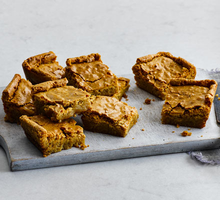 White chocolate blondies