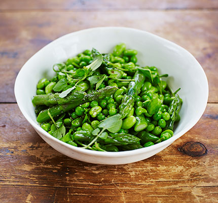 Pods & sods with watercress