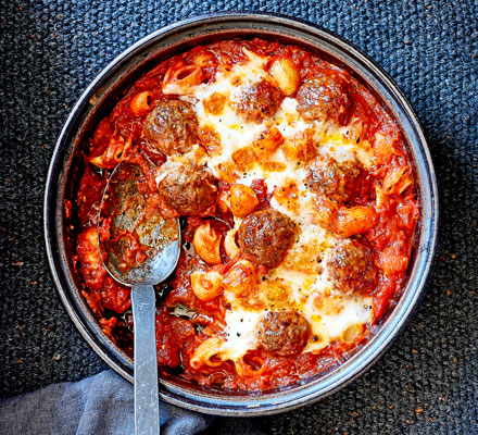 Melting meatball macaroni