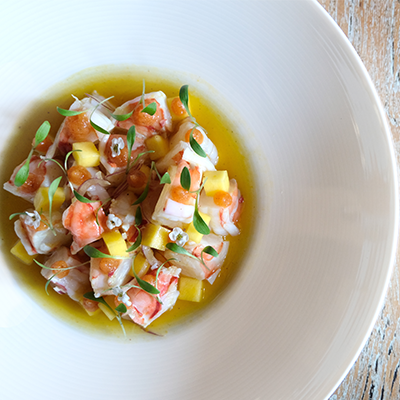 Classic prawn ceviche