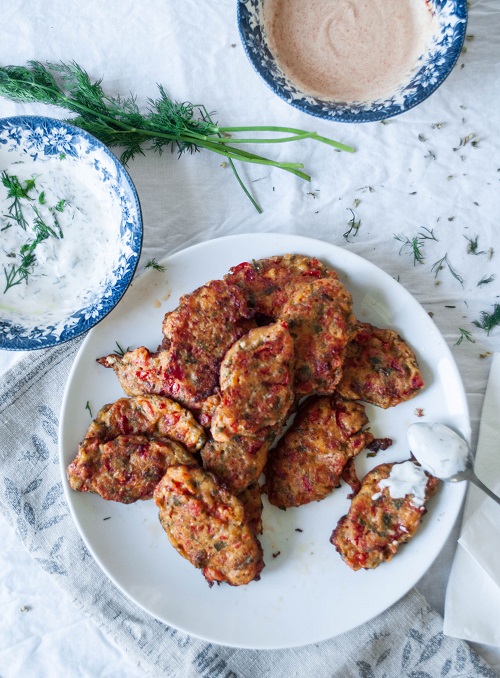 Tomato fritters – Greek Ntomatokeftedes