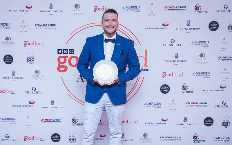 Galvin Dubai's Luigi Vespero wins BBCGFME Chef of the Year 2018