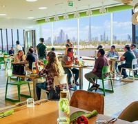 Enjoy Burj Khalifa views at this family-friendly brunch at Eat Well Dubai
