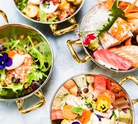 Seafood fans! You're going to love this al-fresco brunch with pool access