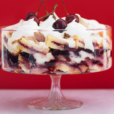 Mary’s royal cherry trifle