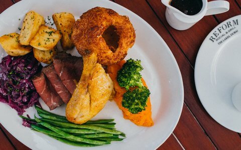 Get 2-for-1 on your weekend roast dinner at Reform this summer