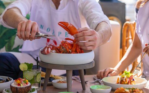 Seafood fans! Check out this stunning Creekside brunch at NOÉPE
