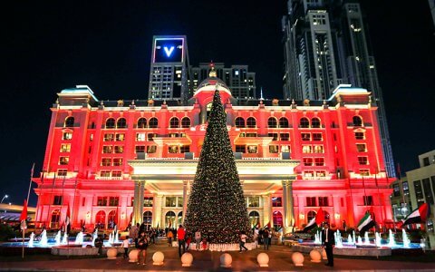 Celebrate Christmas cheer at the magical Habtoor Palace Festive Garden
