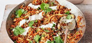 Carrot biryani