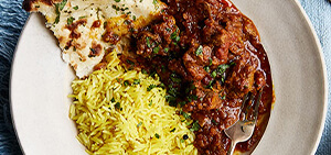 Leftover lamb curry