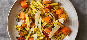 Squash & pesto pasta