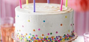 Vanilla party cake
