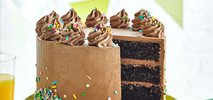 Vegan birthday cake
