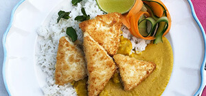 Vegan katsu curry