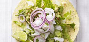 Crab & avocado tostadas