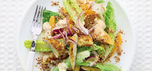 Curried chicken & mango salad