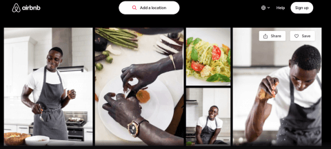 Cook With A Celebrity Chef via Airbnb’s Online Experiences