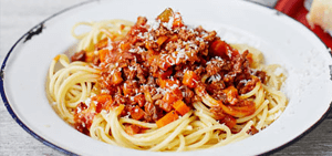Classic spaghetti Bolognese