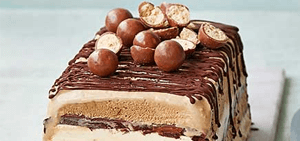 Coffee ice cream terrine