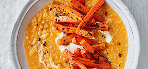 Dhal with garam masala carrots