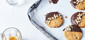 Espresso, hazelnut & chocolate shortbread