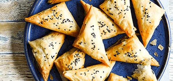 Feta, date & spinach pastries