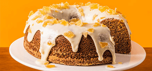 Ginger & white chocolate cake