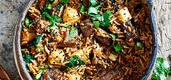 Lamb biryani
