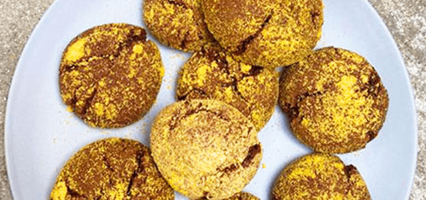 Chocolate orange fudge crinkle biscuits