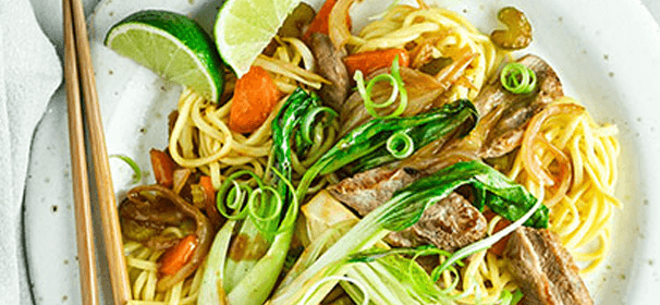 Hoisin duck stir-fry