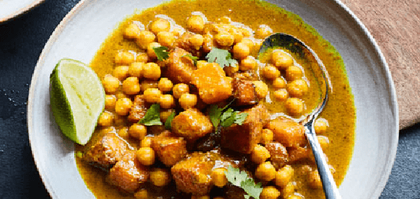 Roasted butternut, turmeric & coconut curry