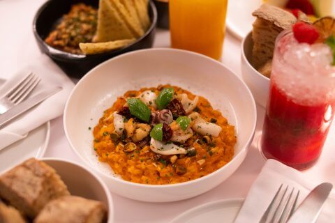 Experience The Lighthouse with a special Sail The Med menu