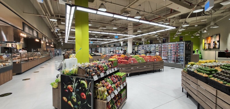 The newly opened Waitrose store in The Meadows Village