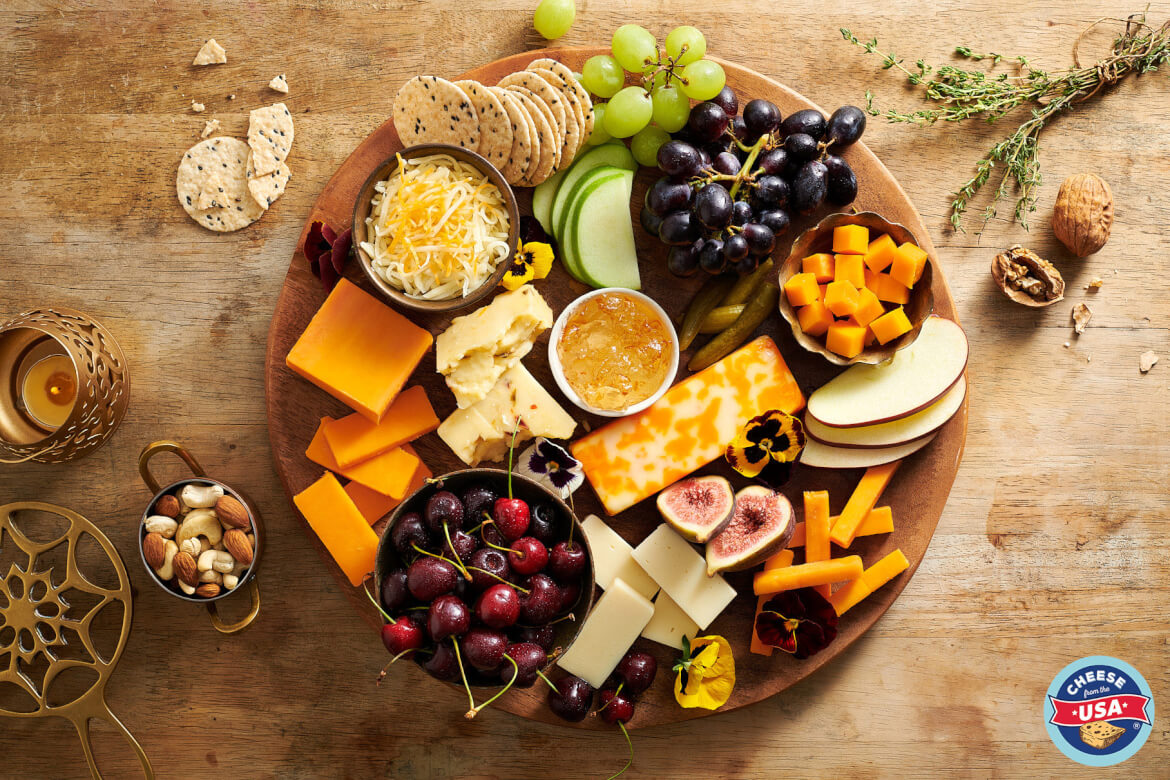Create the perfect cheeseboard with USA cheese