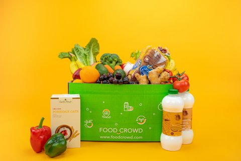 Food Crowd, an online, sustainable and organic shop on the go