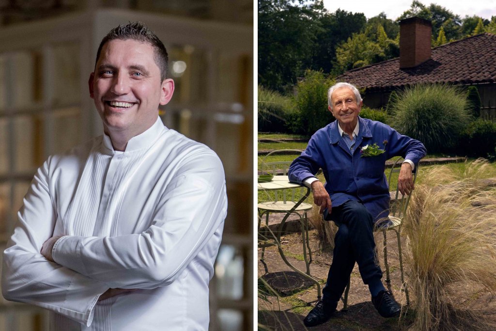 Chefs Dominique Lory and Michel Guérard