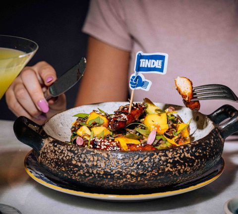 Say hello to TiNDLE plant-based chicken