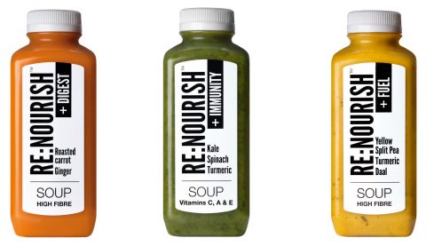 Re:Nourish launches microwavable soup bottles