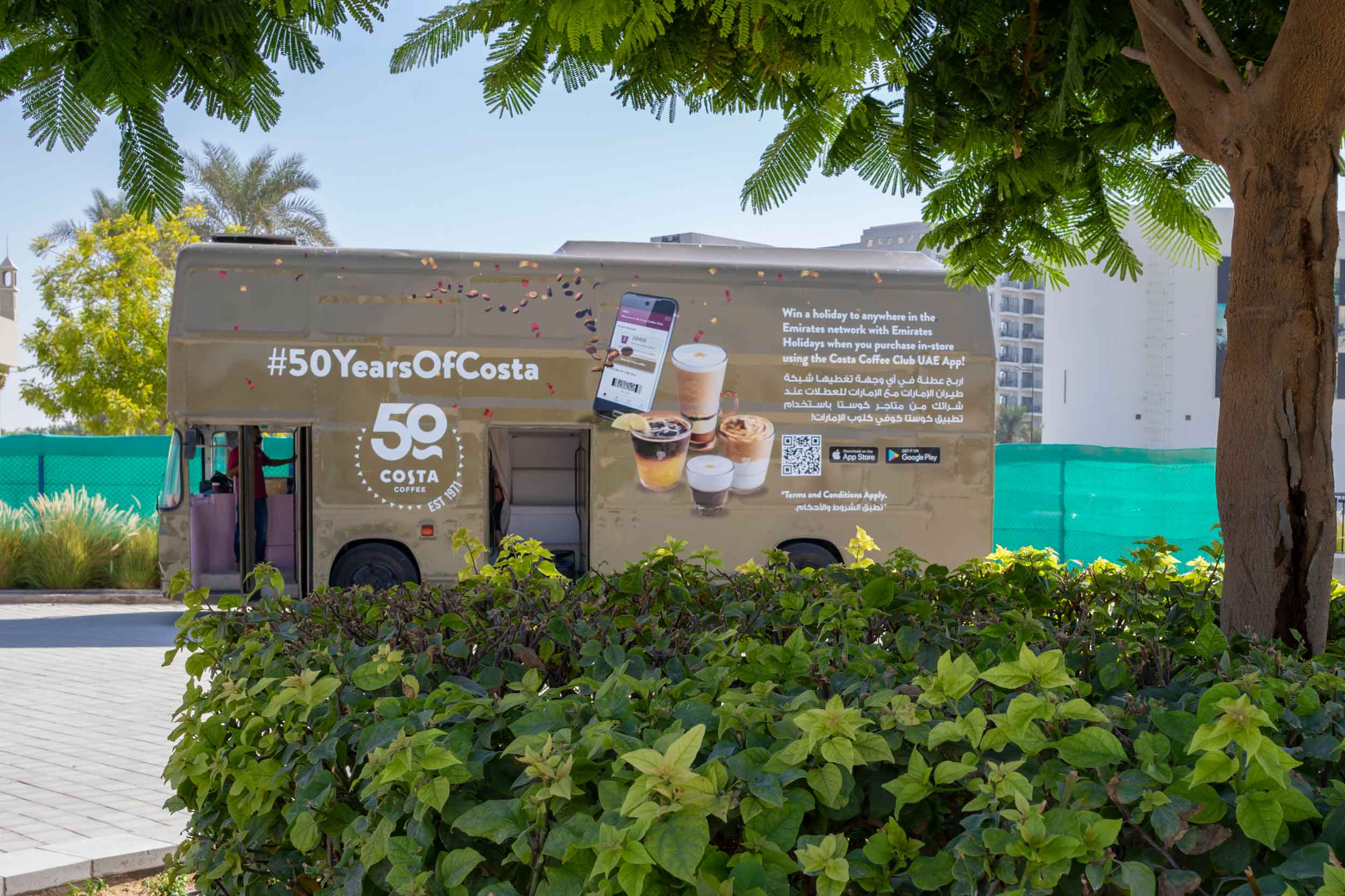 Costa Coffee 50th Birthday Dubai