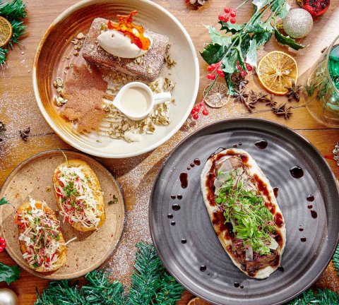 Christmas cheer at Myrra, Club Vista Mare, Palm Jumeirah