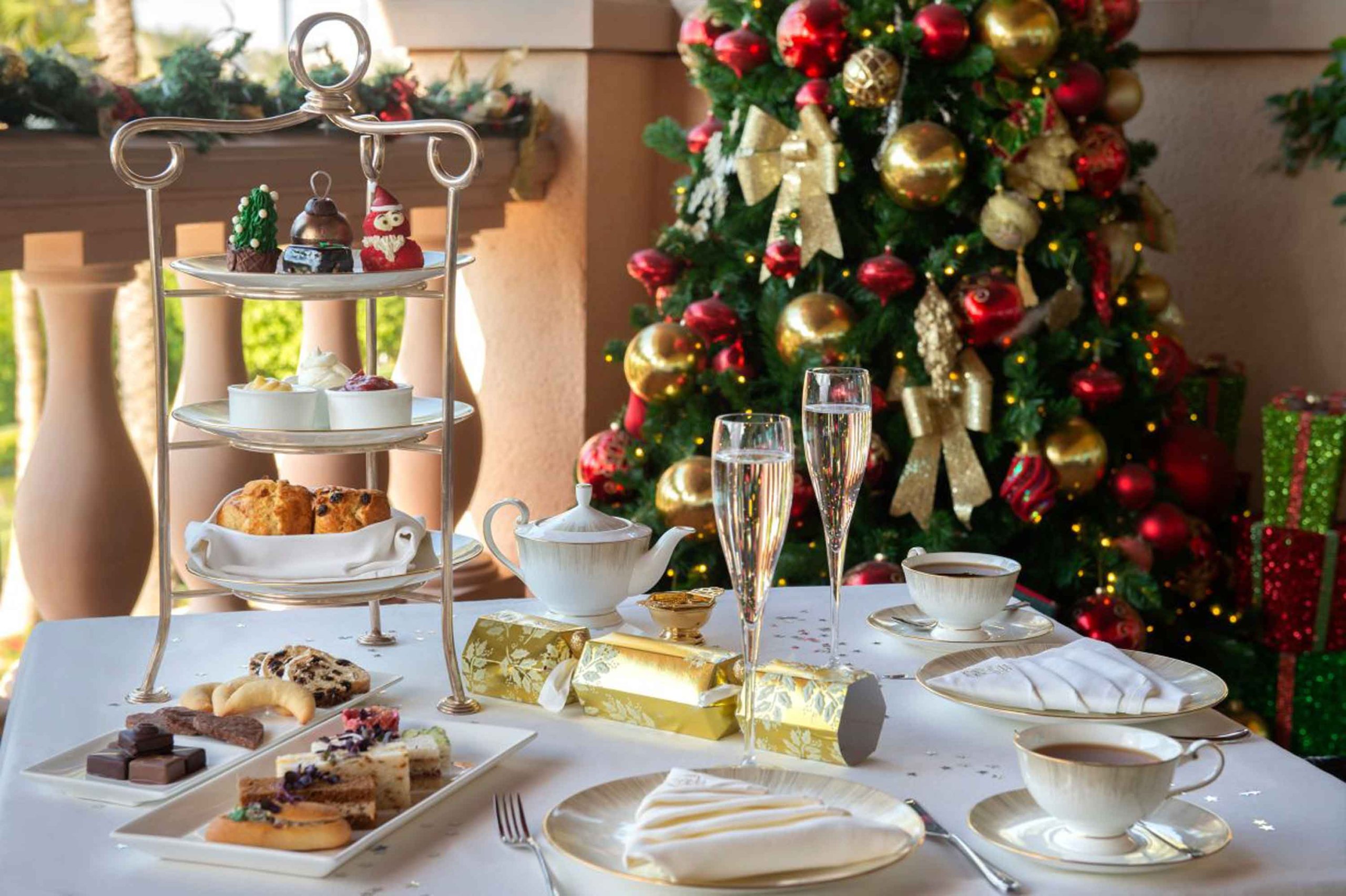 Sparkling Festive Afternoon Tea at The Lobby Lounge, The Ritz-Carlton, Dubai, JBR