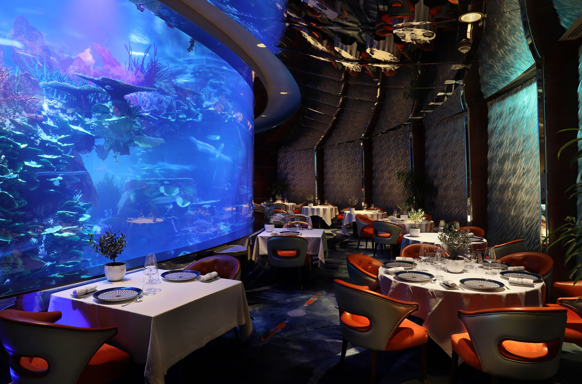 Burj Al Arab Jumeirah a pop up of Capri’s ‘Ristorante L’Olivo’