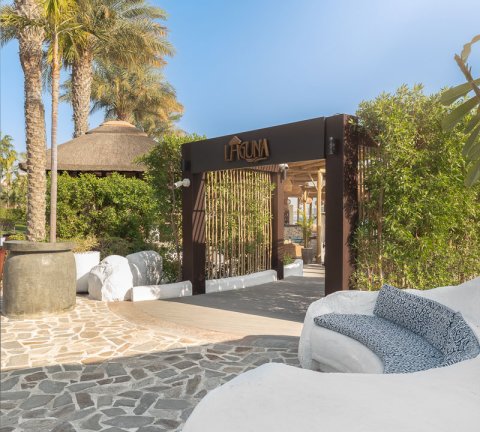 Visit Laguna Lounge for Mediterranean-inspired beach vibes