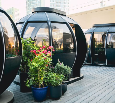 Indulge in Pan-Asian cuisine in private pods at The Pods, Bluewaters