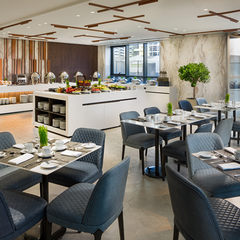FAMILY SUNDAY BRUNCH FOR TWO ADULTS AND TWO CHILDREN AT THE M ONE RESTAURANT, WORTH AED500