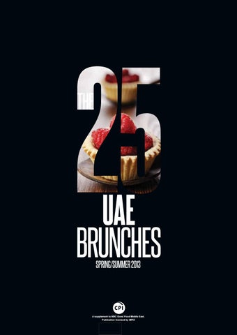 The 25 UAE Brunches  Spring/Summer 2013