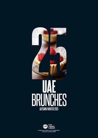 The 25 UAE Brunches Autumn/Winter 2013