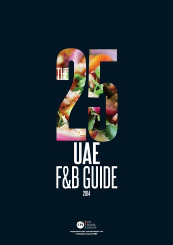 The 25 F&B Guide – 2014