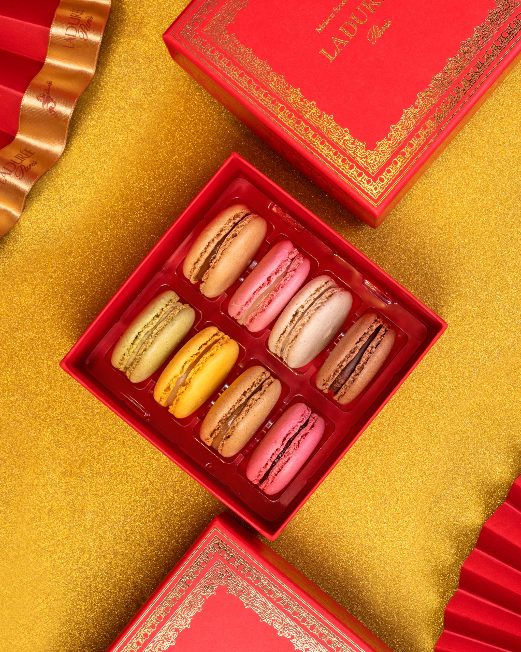 Laduree Chinese NY Macaron Box - 8pcs 2
